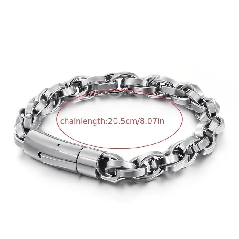 Men's Vintage Minimalist 304L Stainless Steel Bracelet